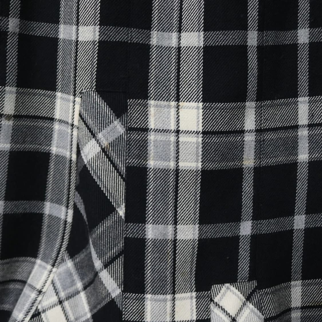 VAREN 체크 머메이드 울 혼방 롱 스커트 61374 상품이미지6