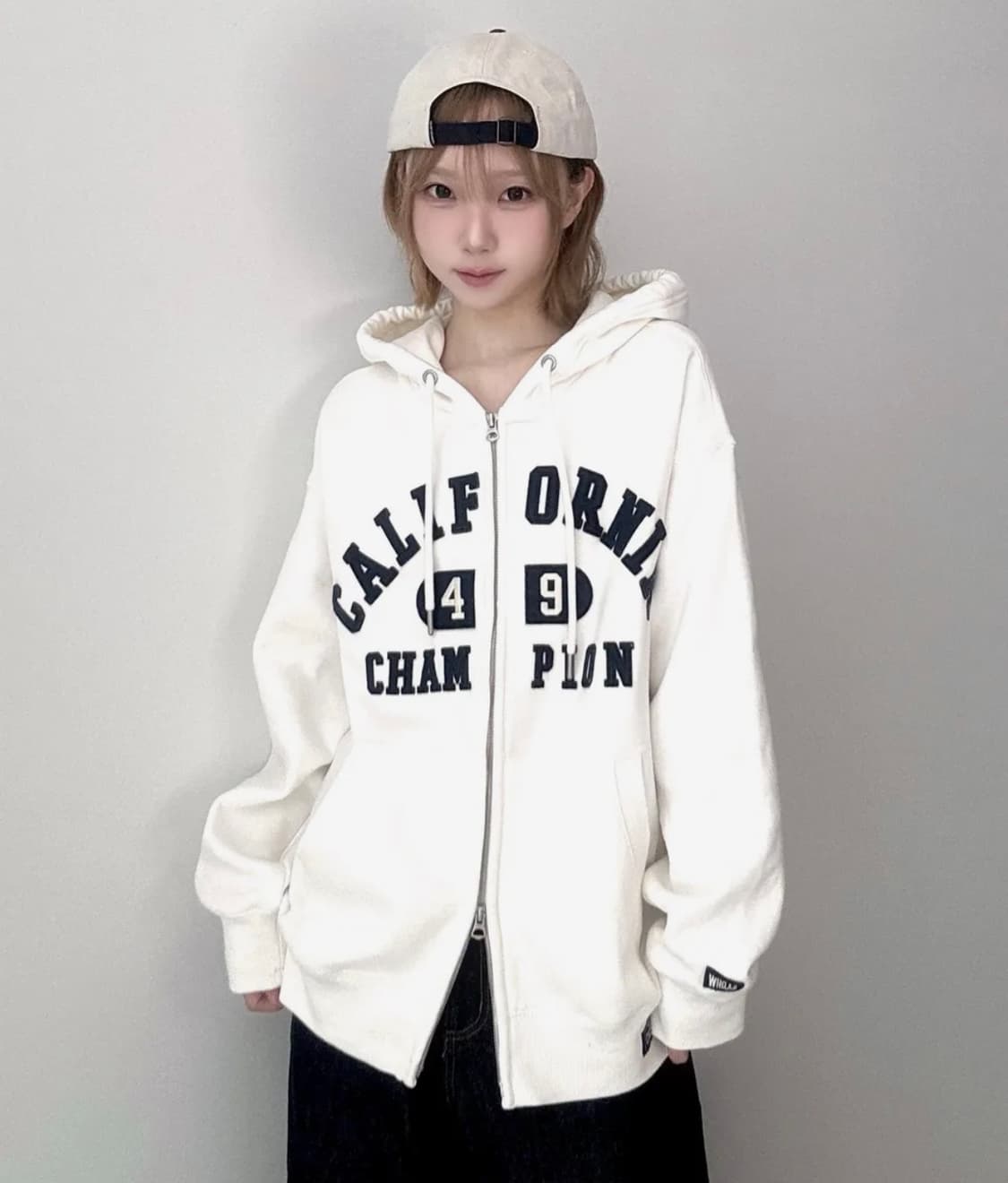 거의새상품 후아유 후드집업 아이보리 L 상품이미지1