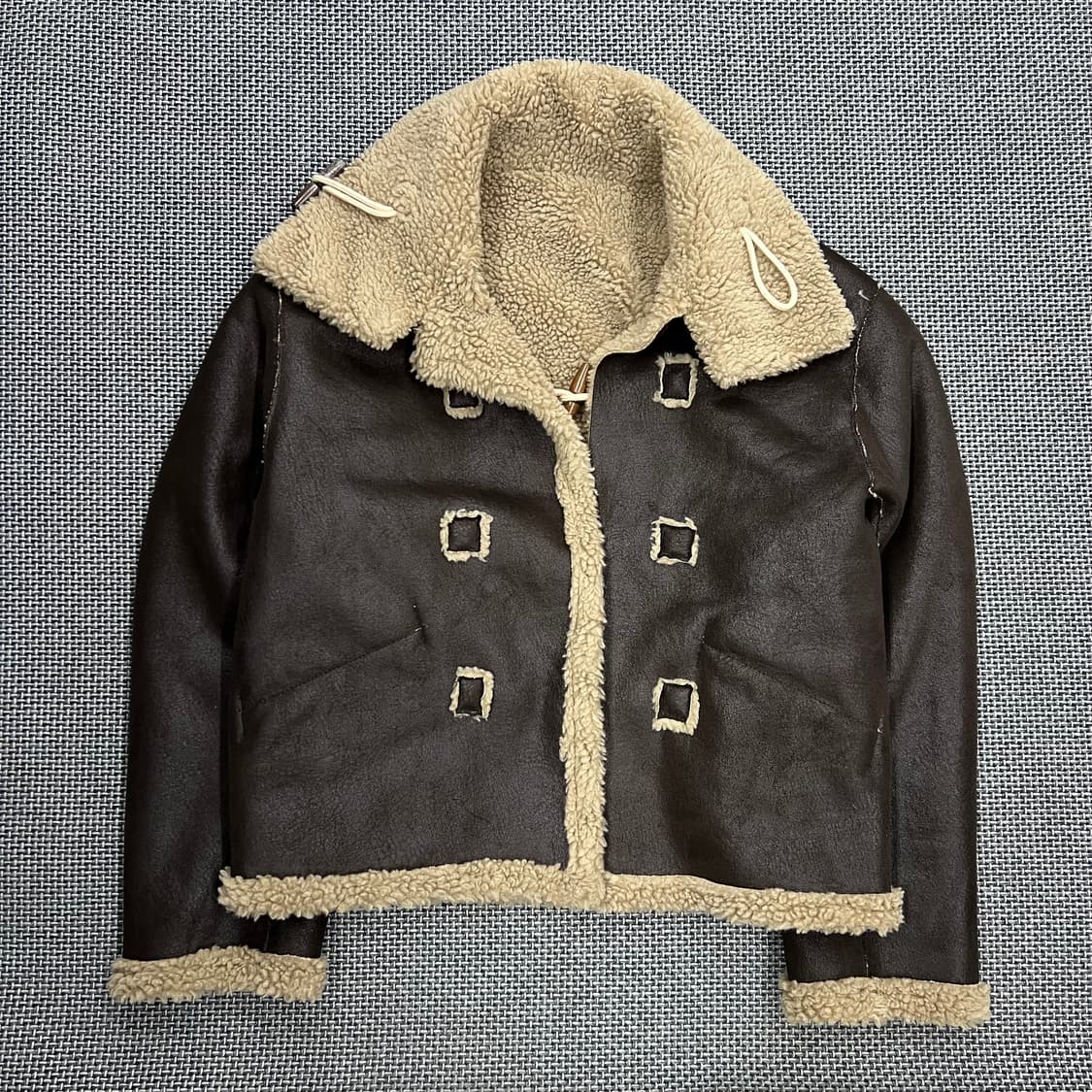 빈티지 레더 무스탕 상품이미지1