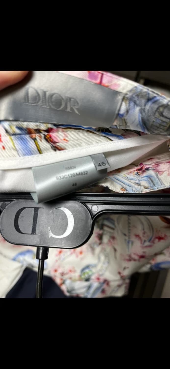 디올 남성 실크 상하의 셋업 상품이미지5