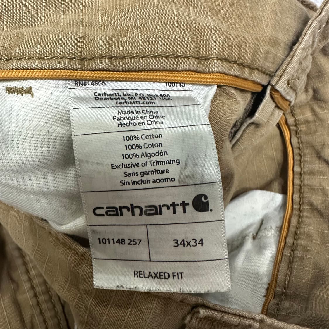 ✨ (바배) 칼하트 포스 워크 팬츠 상품이미지4