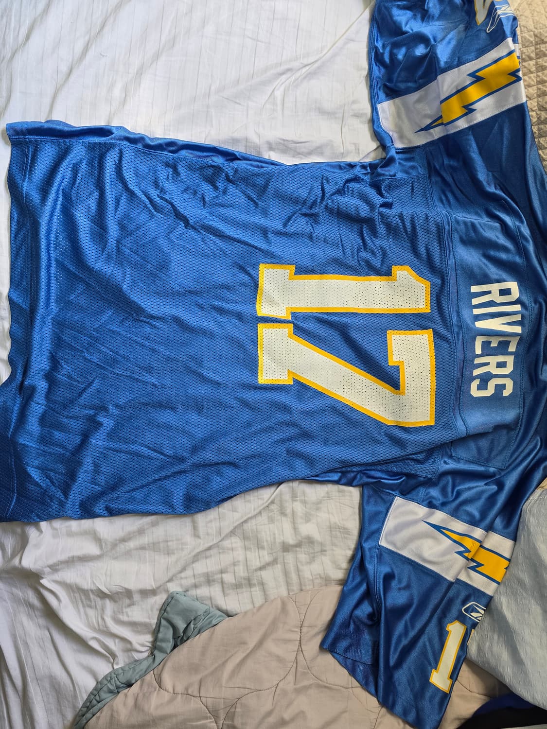 리복 메쉬 풋볼 져지 la chargers football jersey 상품이미지2