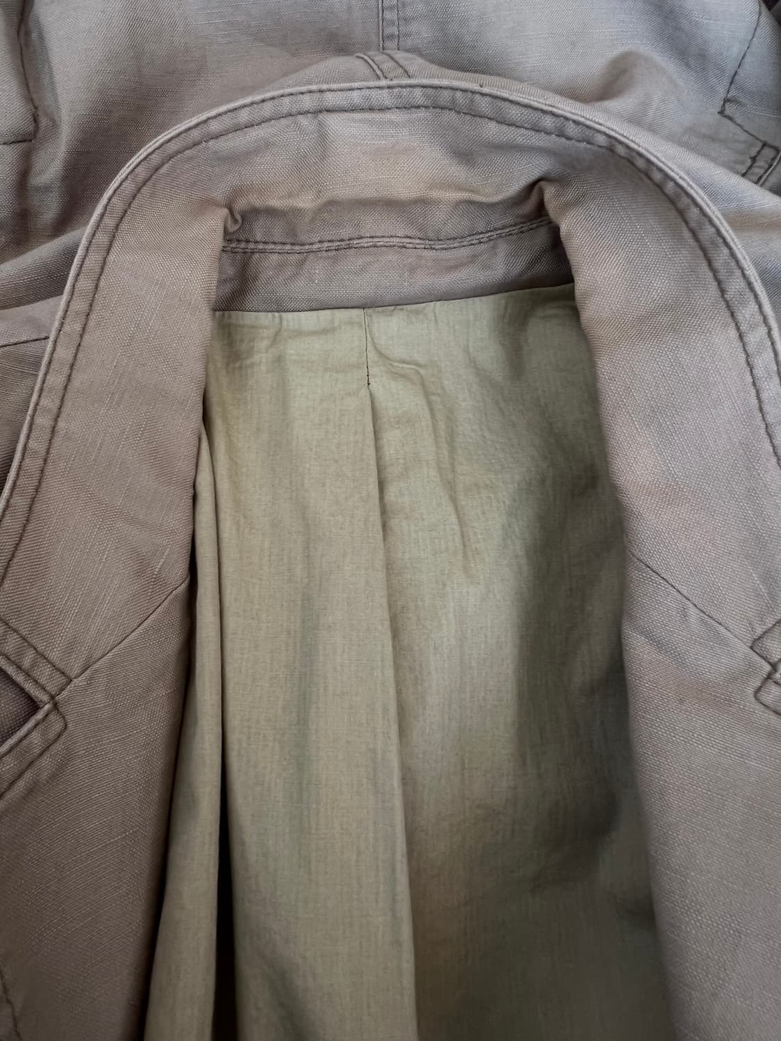 캘빈클라인 베이지 코튼린넨 싱글자켓 상품이미지3