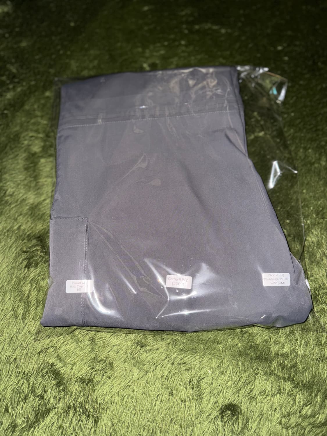 [S] 칼하트 WIP 리플렉티브 로고 카고 발토 팬츠 그레이 상품이미지10