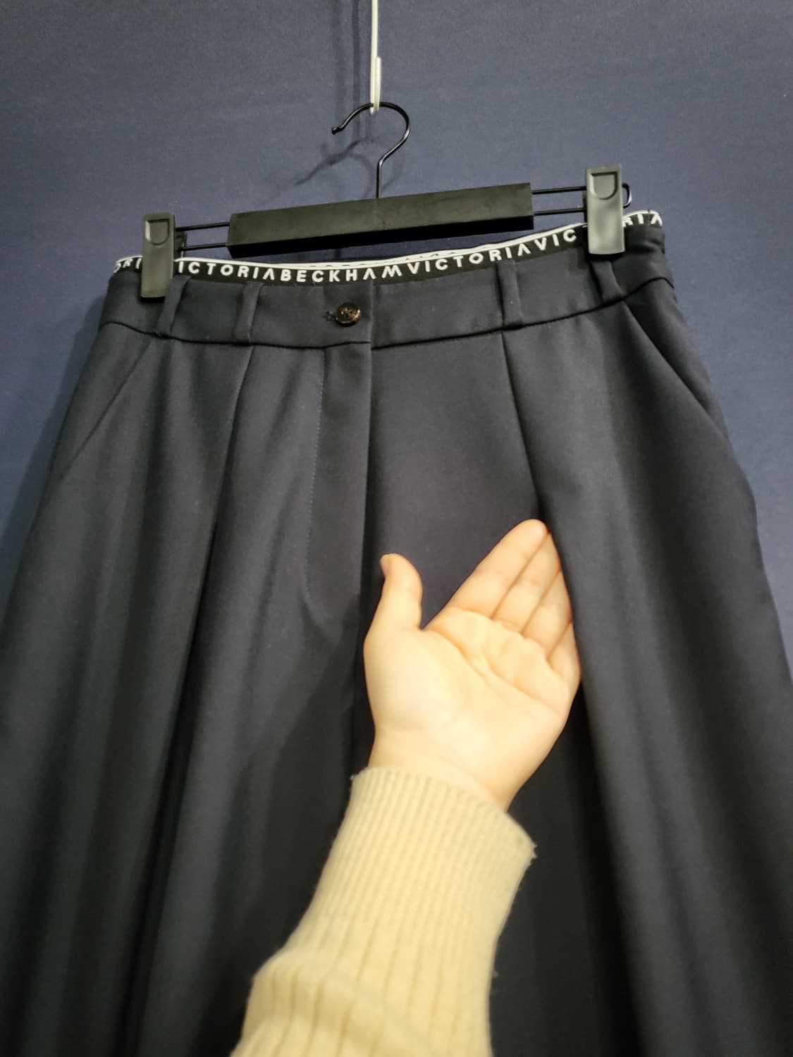 빅토리아베컴 와이드 핀턱 슬랙스 상품이미지3