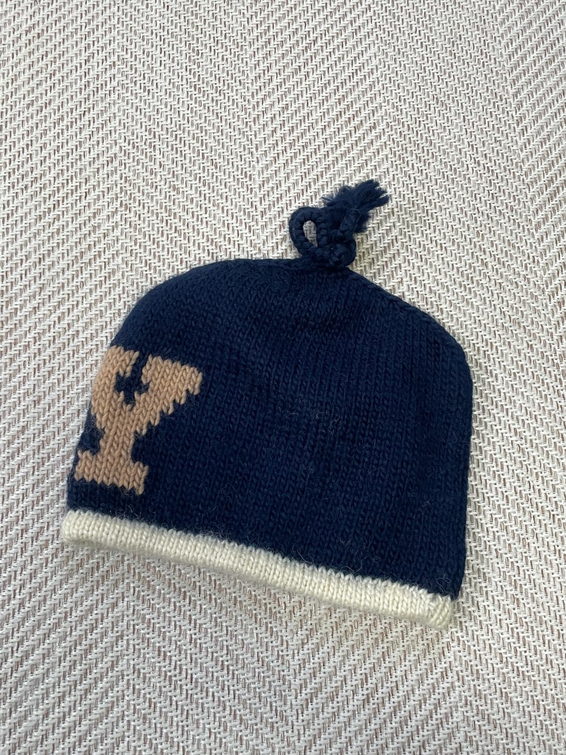 빈티지 인타르시아 니트 캡 J03598 상품이미지2