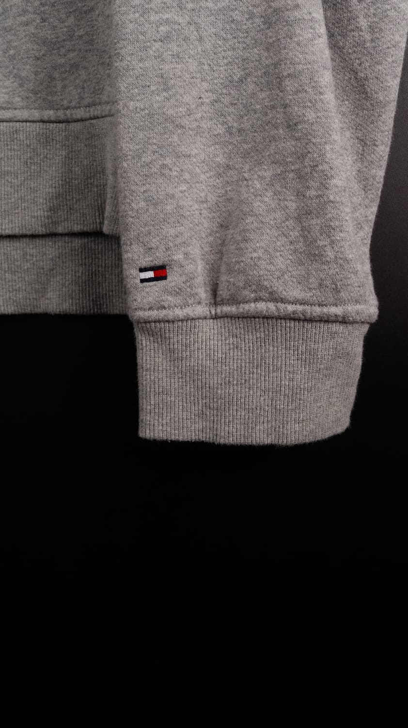 타미힐피거 센터로고 기모 맨투맨 상품이미지3