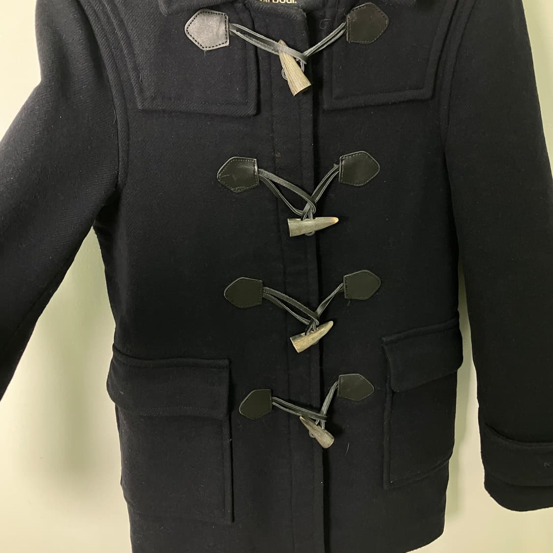 바버 울 후드 더플 코트 34 상품이미지4