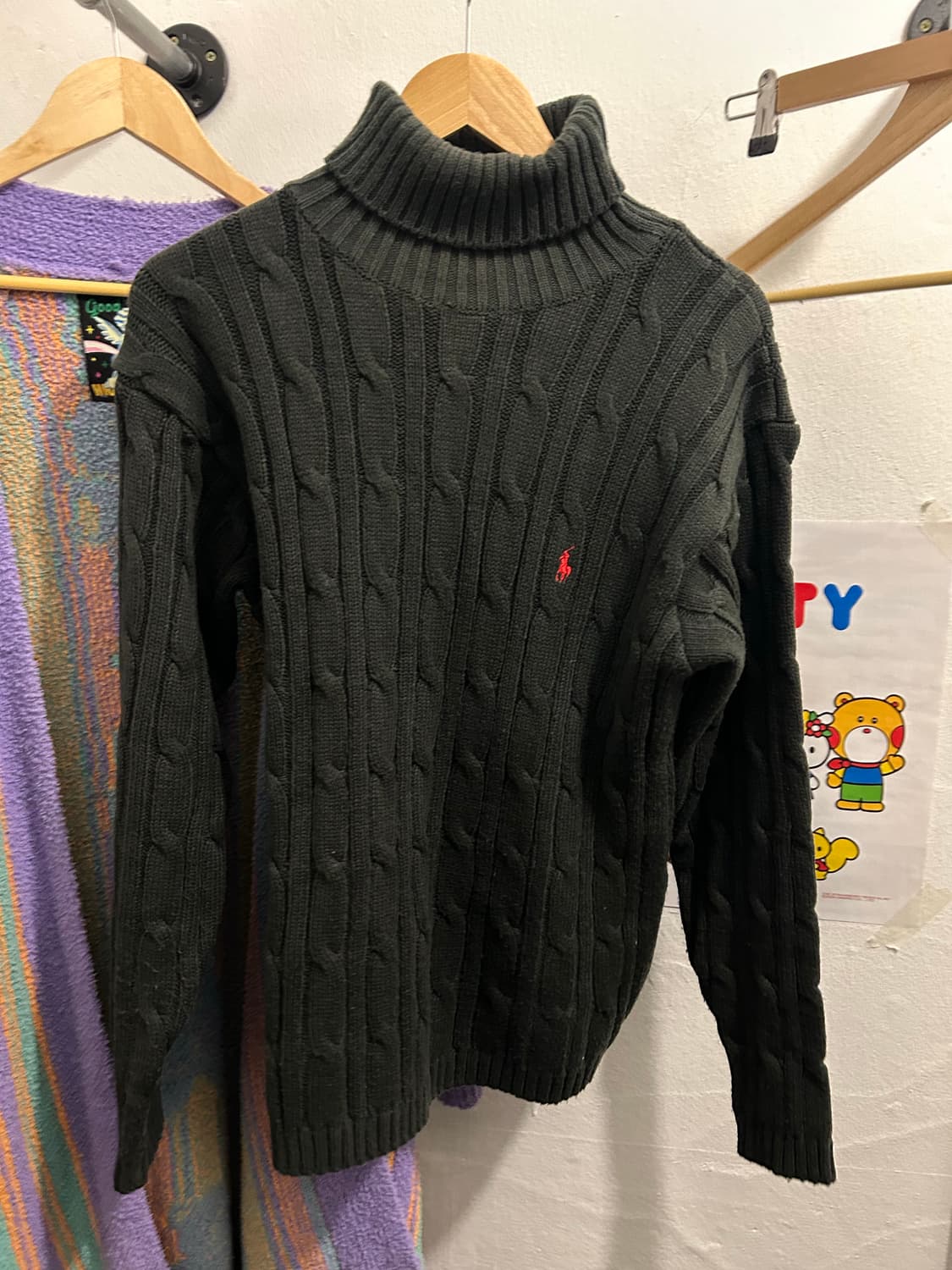 폴로 랄프로렌 케이블 터틀넥 니트 스웨터 상품이미지5