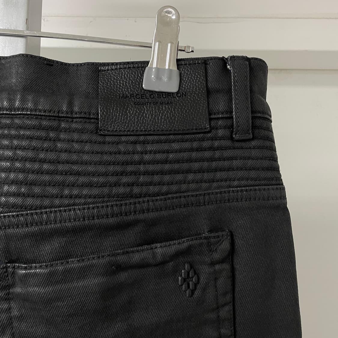 마르셀로불론 코팅 바이커 팬츠 32 상품이미지8