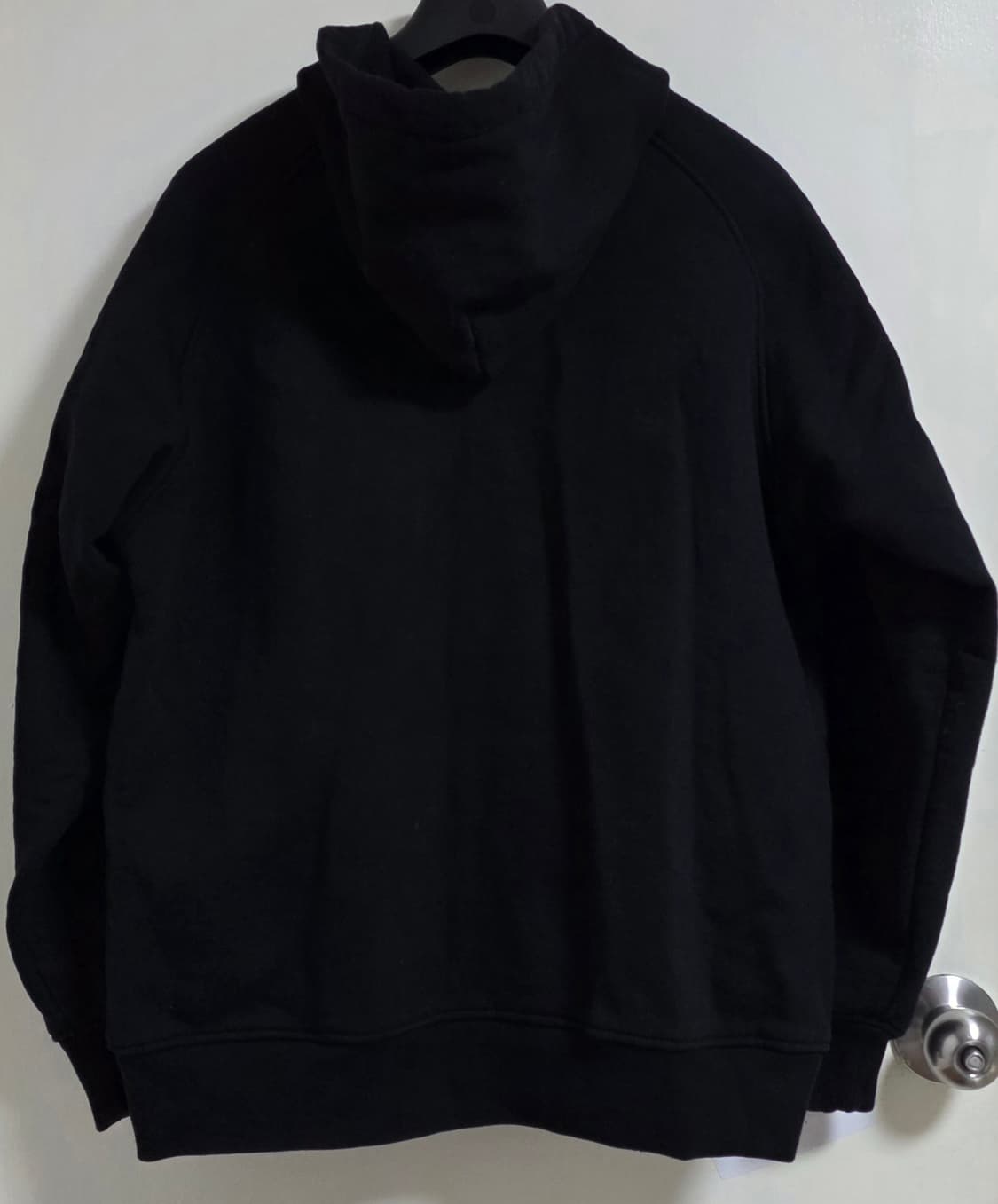 Comoli 블랙 코튼 스웻 집업 / 3size 상품이미지3