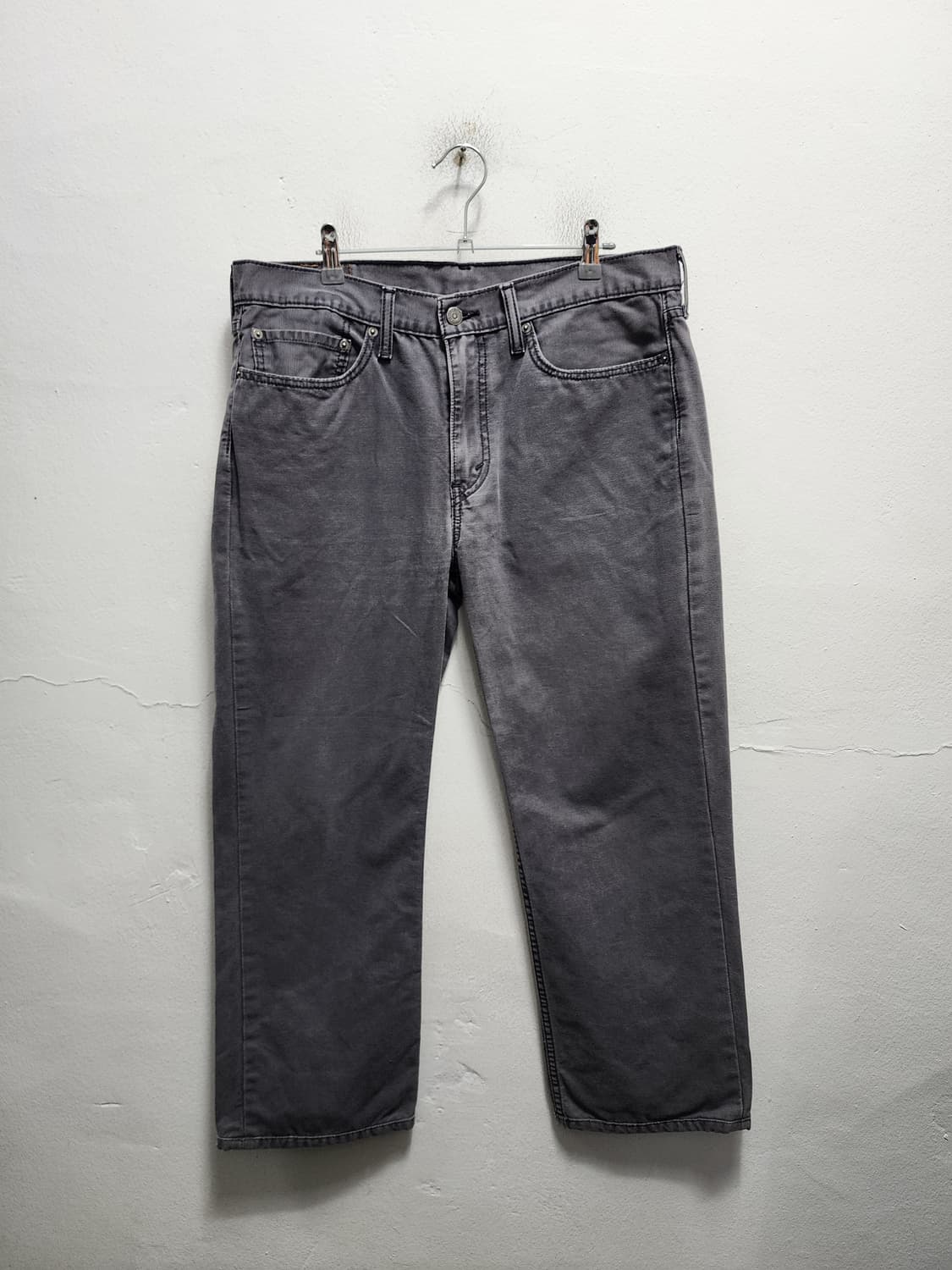 리바이스 514 화이트탭 흑청바지 상품이미지2