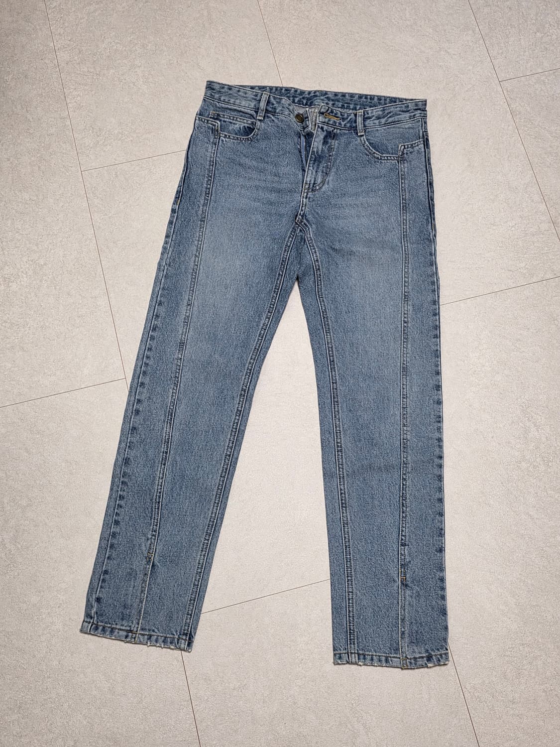 솔리드옴므 절개 플레어 바지 상품이미지1