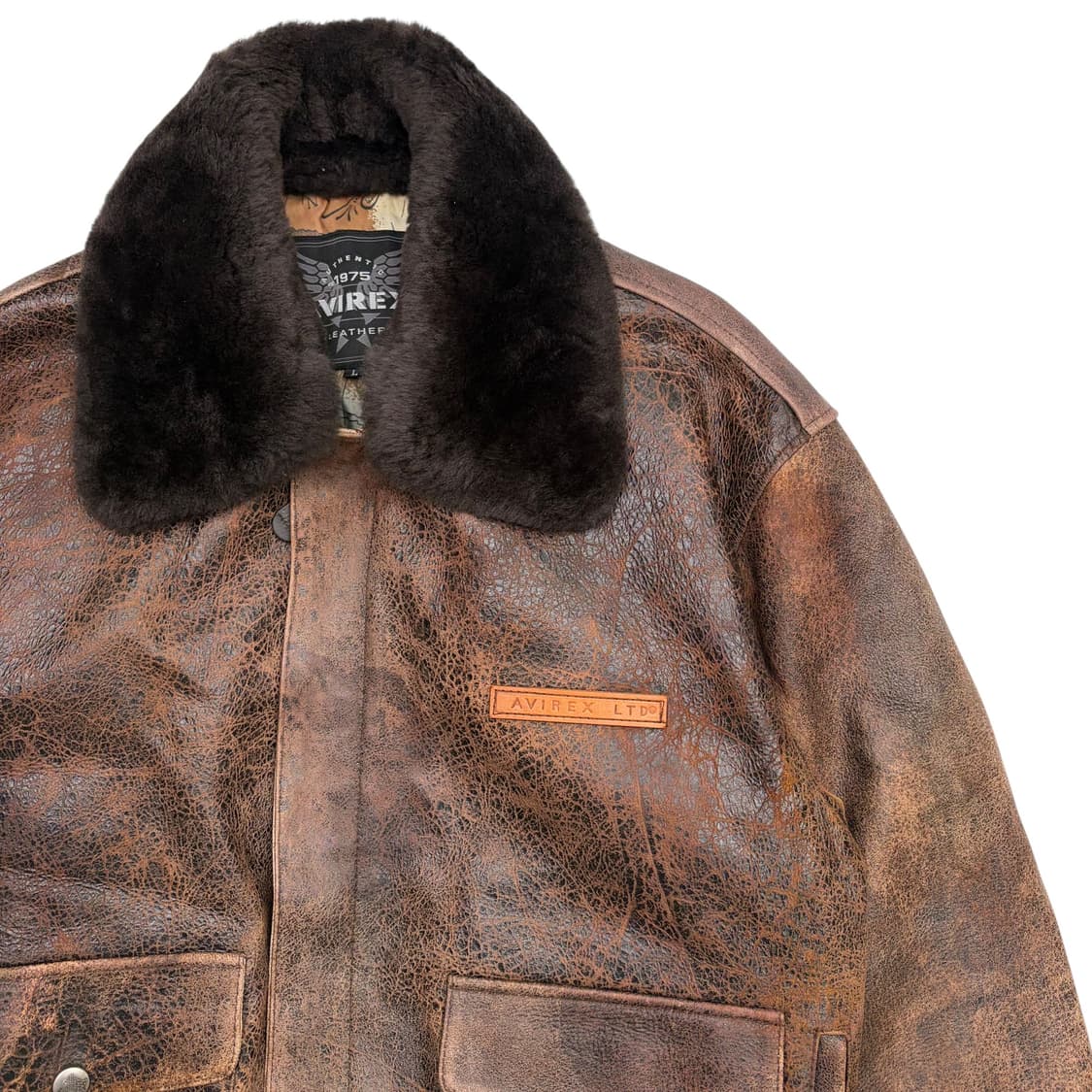 아비렉스 G-1 플라이트 레더 자켓 L 상품이미지2