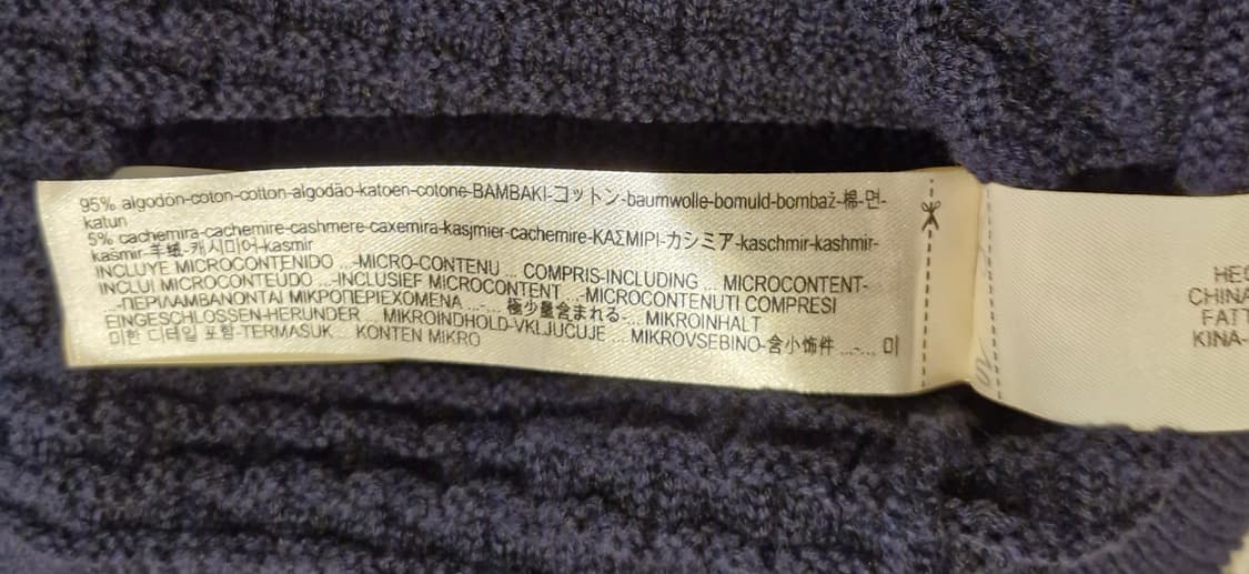 마시모두띠 코튼 캐시미어 집업 가디건 XL  상품이미지7