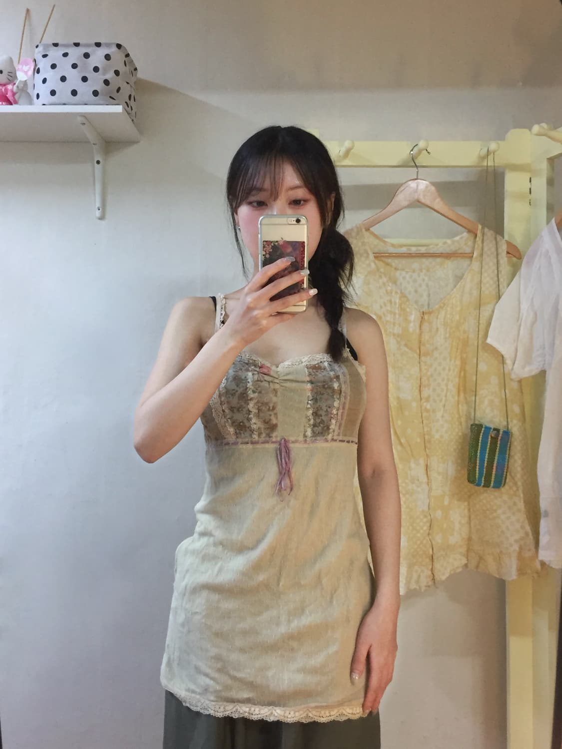 레이스 플라워 레이어드 나시 상품이미지3