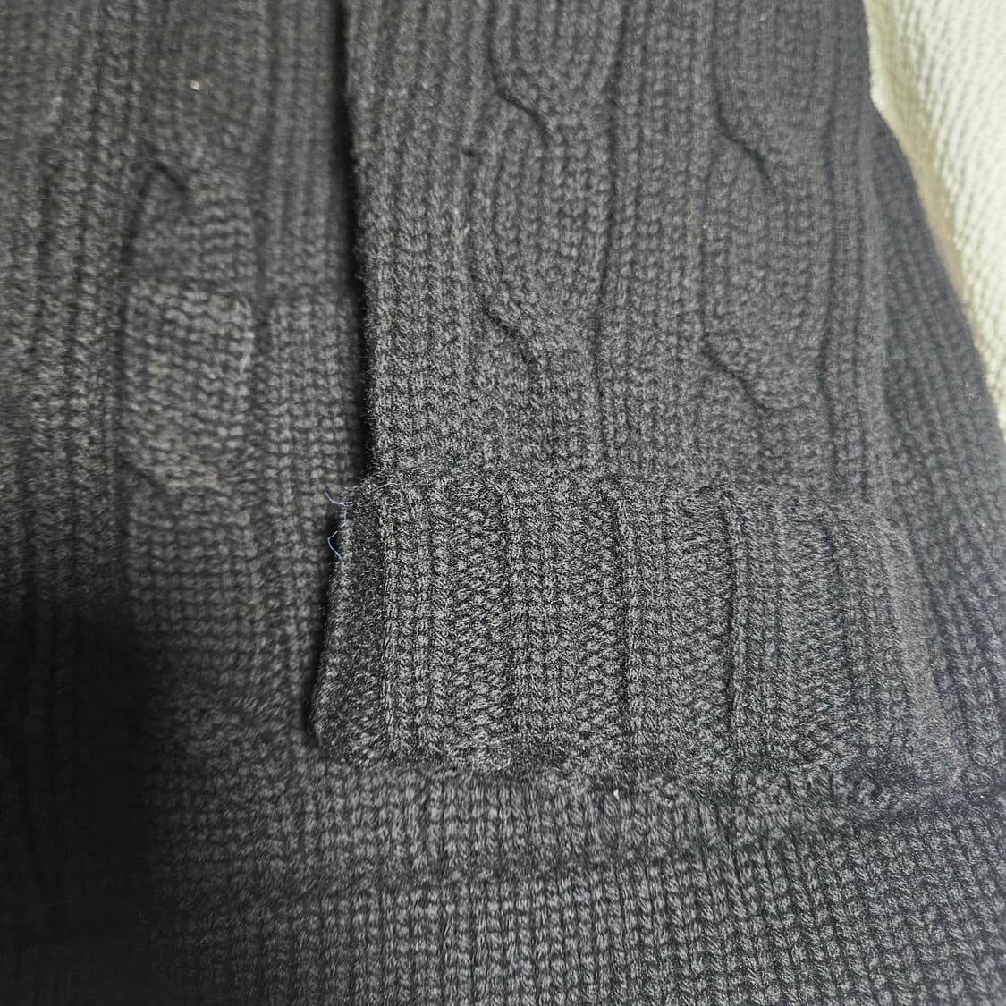 폴로랄프로렌 블랙 숄칼라 가디건 카디건 라지105 상품이미지4