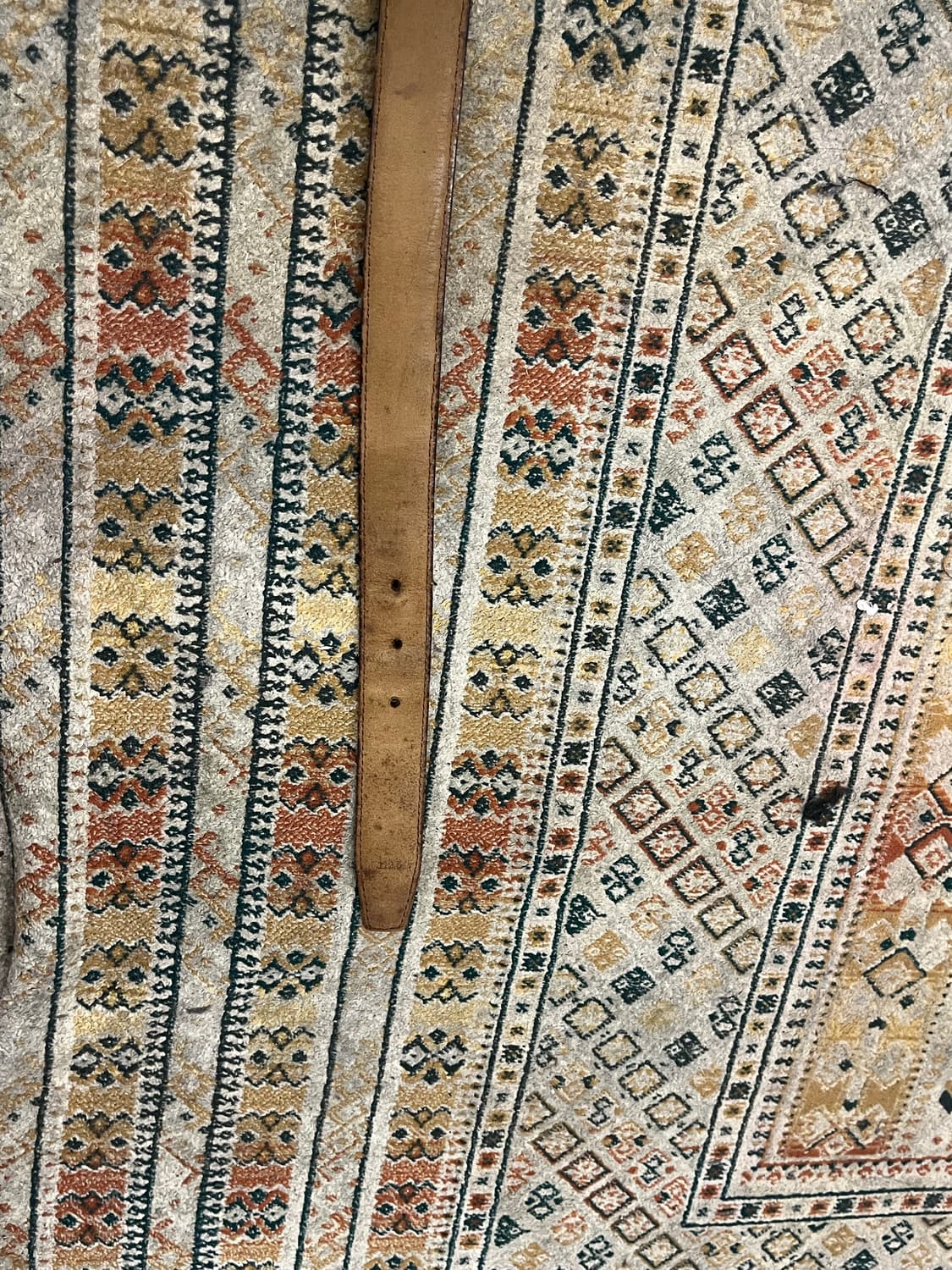 빈티지 가죽 벨트 브라운 #csz22 상품이미지8