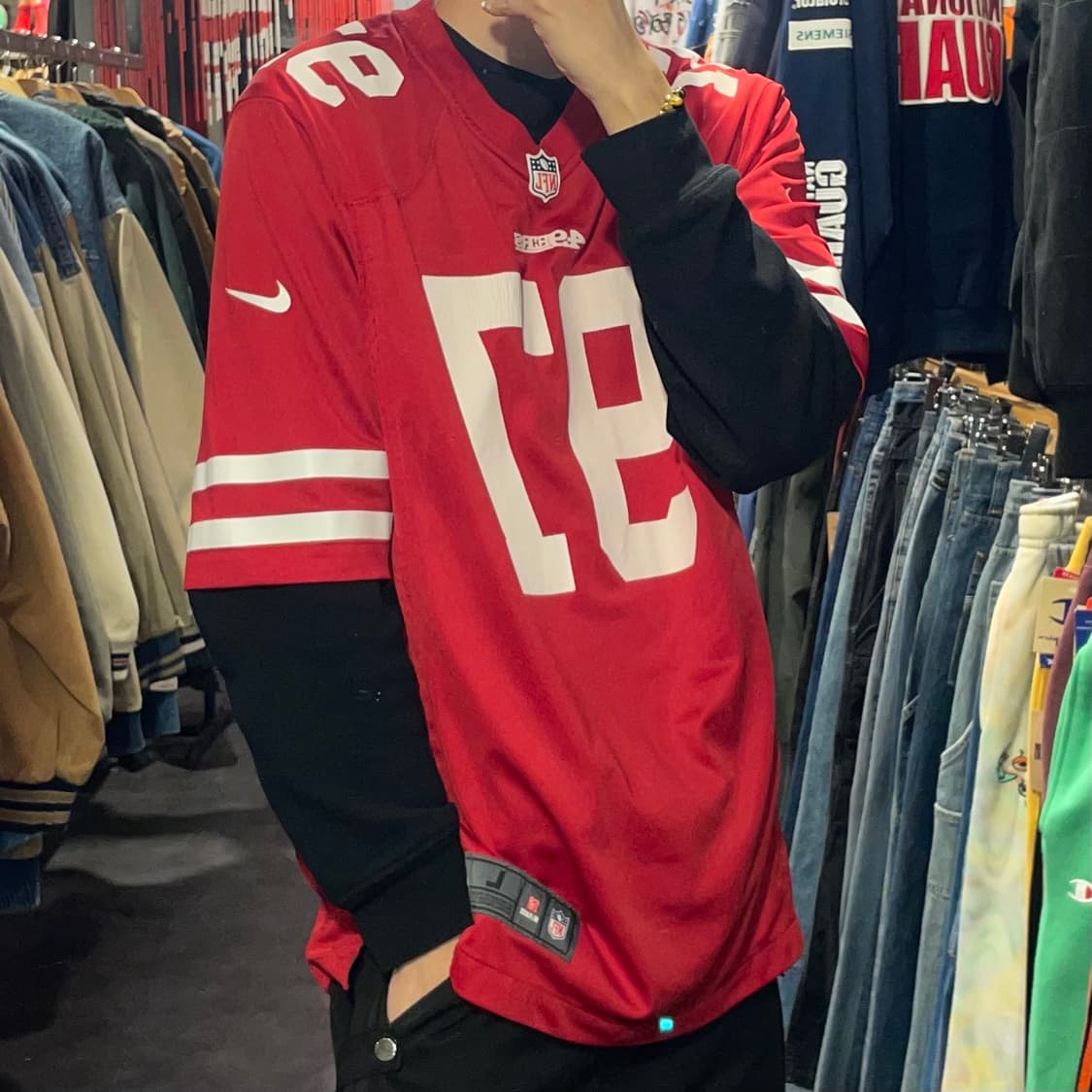 [IM] NFL X NIKE 레드 No.BOSA 반팔져지 상품이미지5