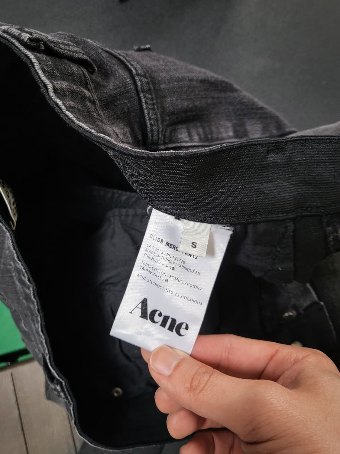 아크네스튜디오 스트레이트핏 데님 상품이미지4