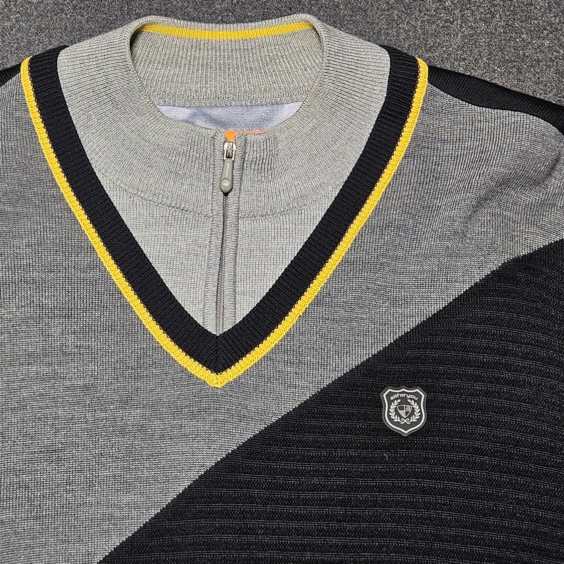 All For You 남성 반집업 방풍니트 105 상품이미지2