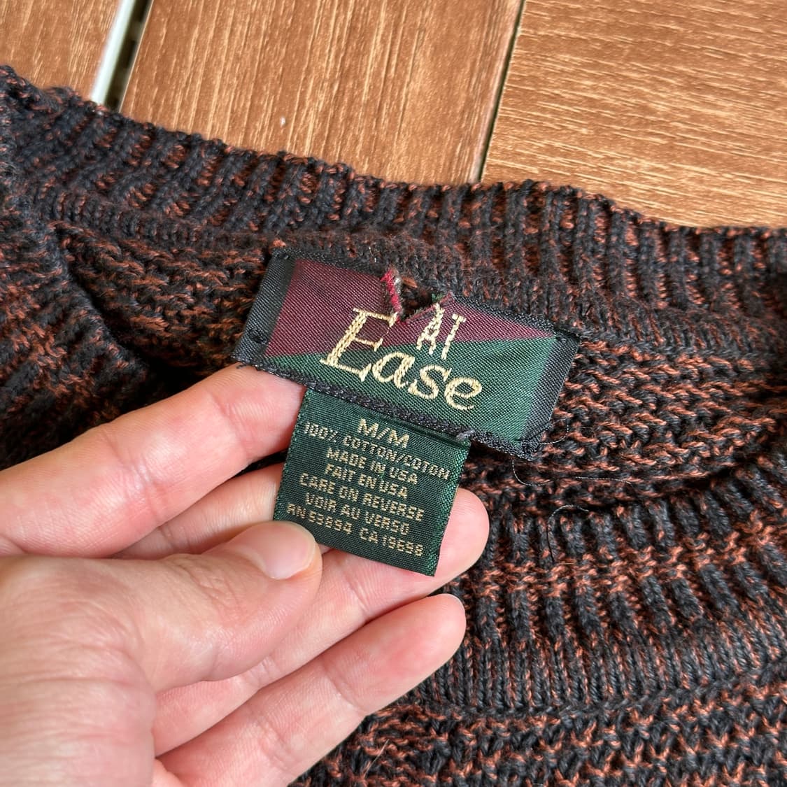 Ai ease usa vintage knit sweater 상품이미지3