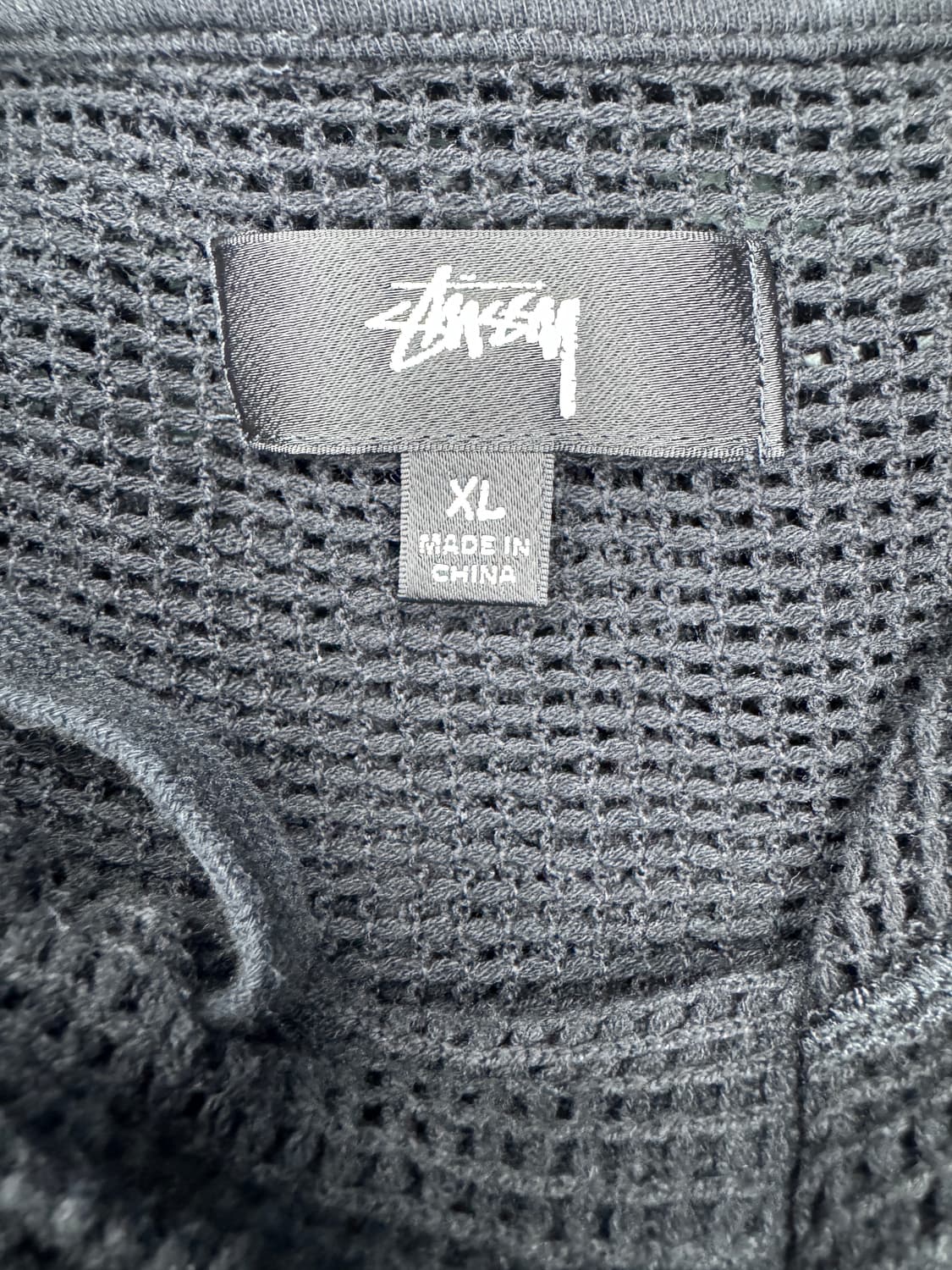 스투시 메쉬 후드 stussy cotton mesh hoodie XL 상품이미지6