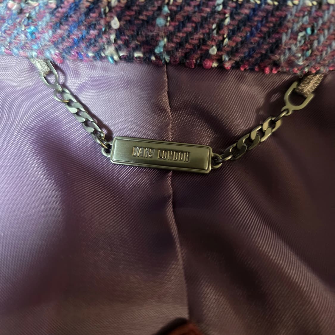 닥스 여성 체크 자켓 66 상품이미지5