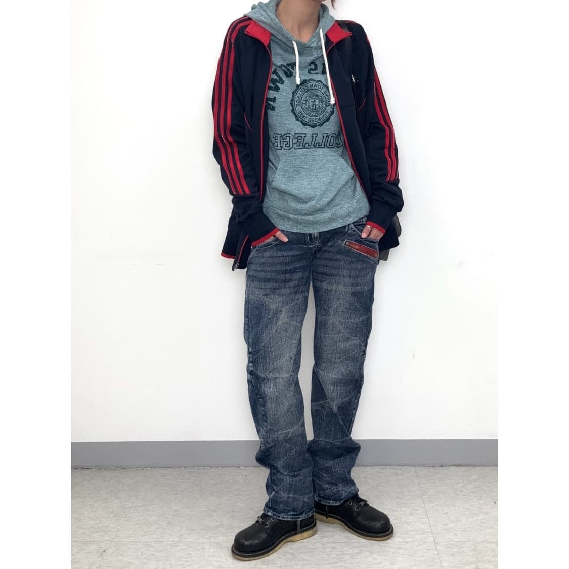 빈티지 키치 데님 팬츠 상품이미지2