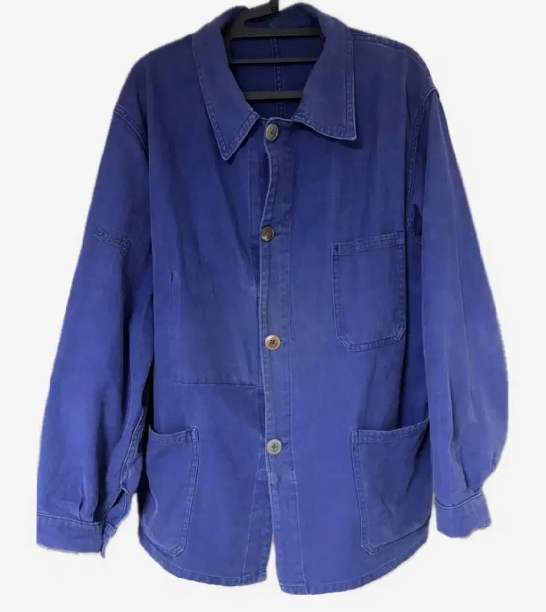 빈티지 프렌치 워크자켓 블루 상품이미지1