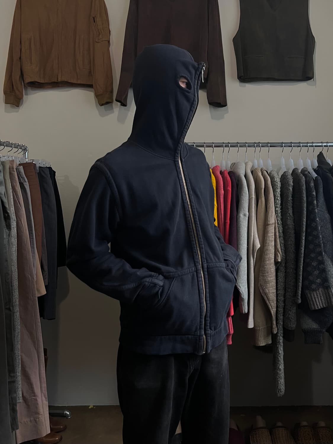 [L] 09FW 스톤아일랜드 아카이브 바라클라바 후드 집업 상품이미지3