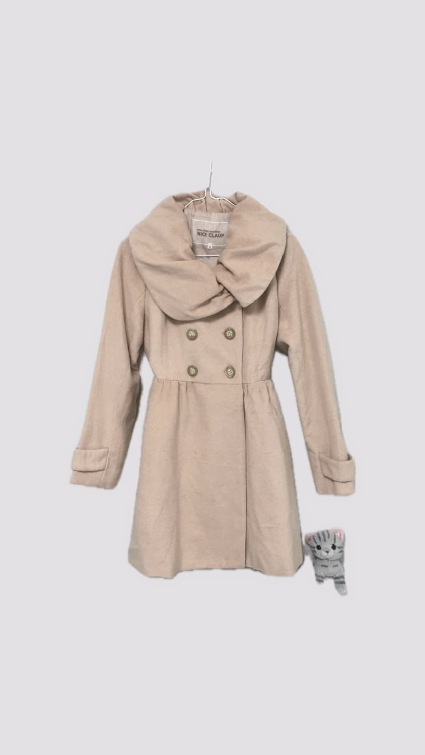 히메갸루 라떼갸루 벌룬 플레어 코트 상품이미지1