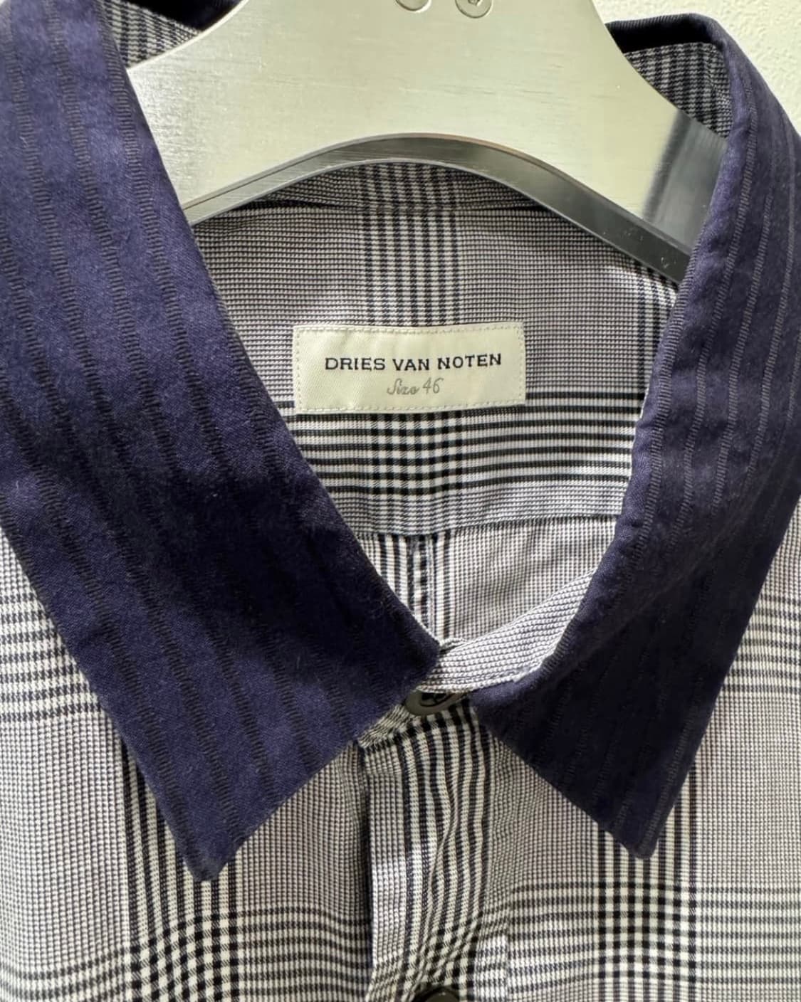 드리스 반 노튼 체크셔츠 상품이미지1