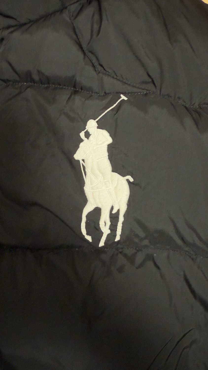 폴로 빅로고 패딩조끼 xl 상품이미지2