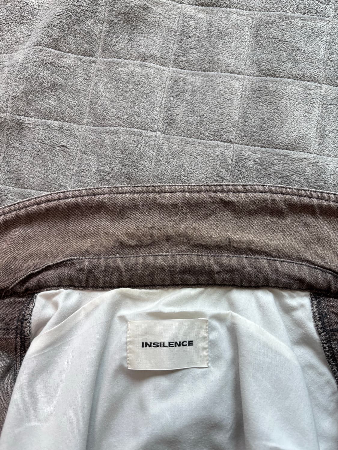 인사일런스 포인티드칼라 데님자켓 M 상품이미지4