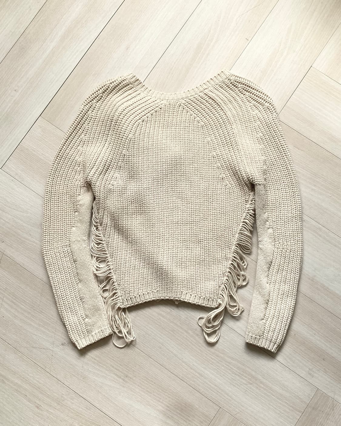 [maje] diagonal fringe side cardigan 상품이미지9