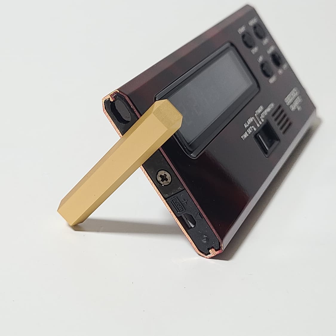 세이코 빈티지 탁상 카드형 시계 포켓 알람 쇼와 상품이미지8