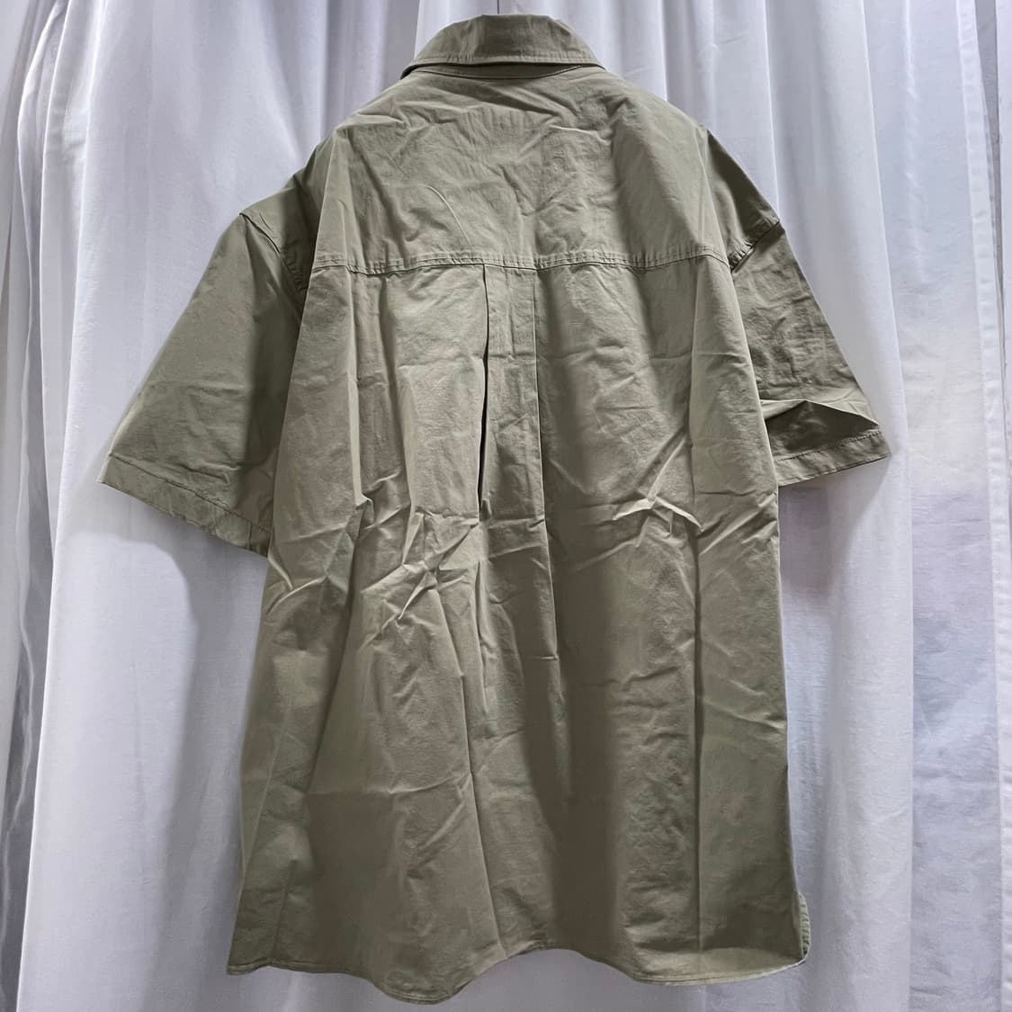 자라/ 포플린 반팔 셔츠/ L 상품이미지2