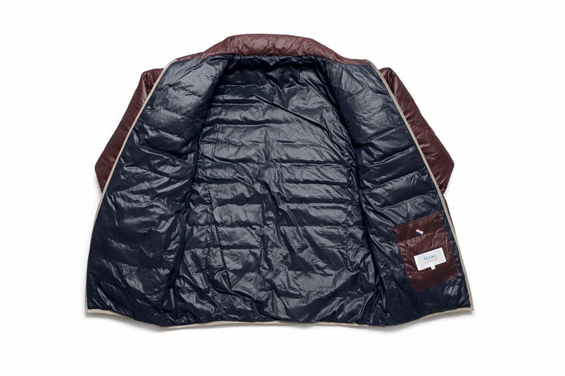 JPN 일본 빈티지 빔즈 라이트 BEAMSLIGHTS 버건디 경량패딩 L 상품이미지3