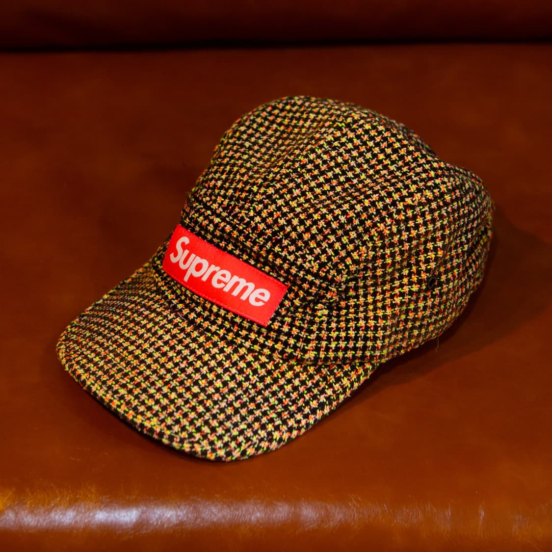 17FW 슈프림 하운드투스 캠프캡 네온 상품이미지2
