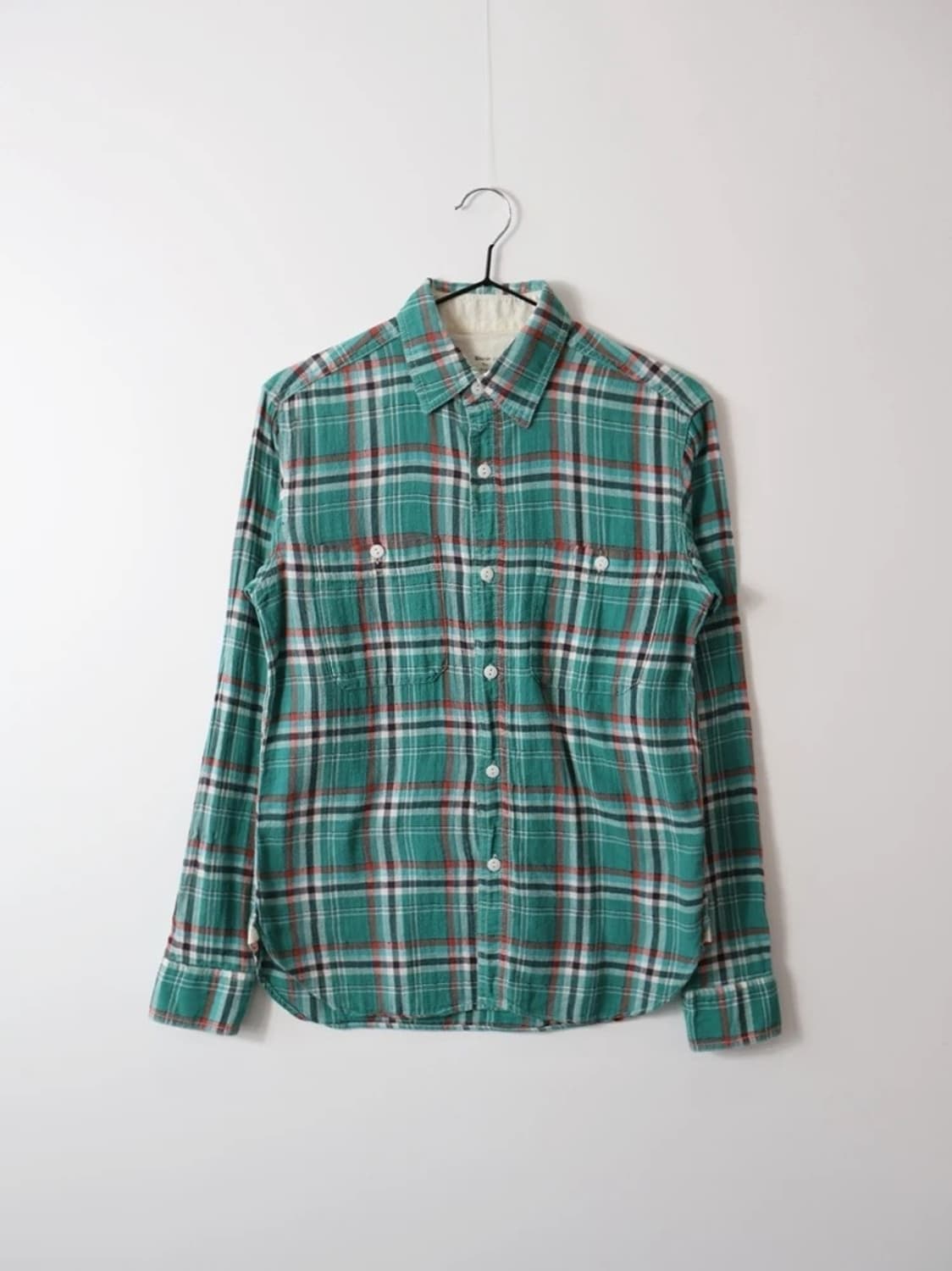 Journal Standard Mint Plaid Shirt 상품이미지3
