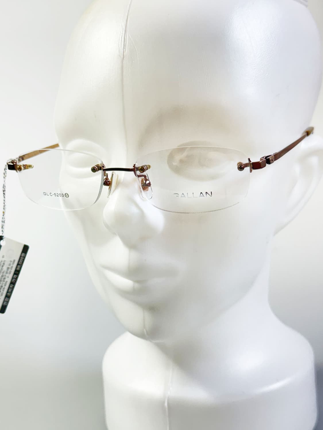 GALLAN 무테 스퀘어 메탈 프레임 빈티지 안경 상품이미지8