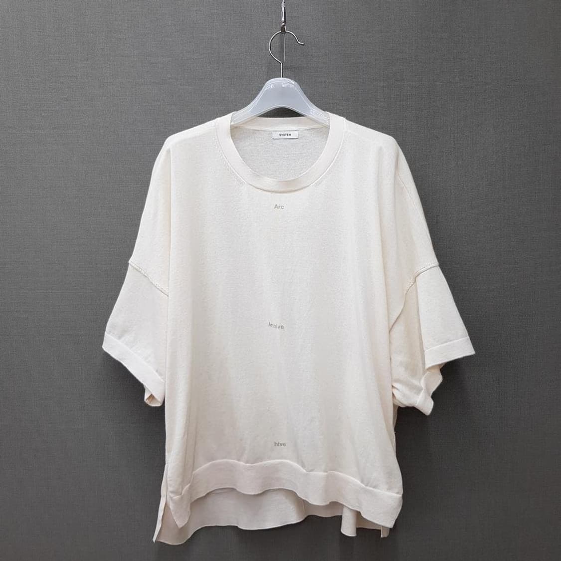 한섬 시스템 2021  아이보리 루즈핏 니트  F사이즈 상품이미지1