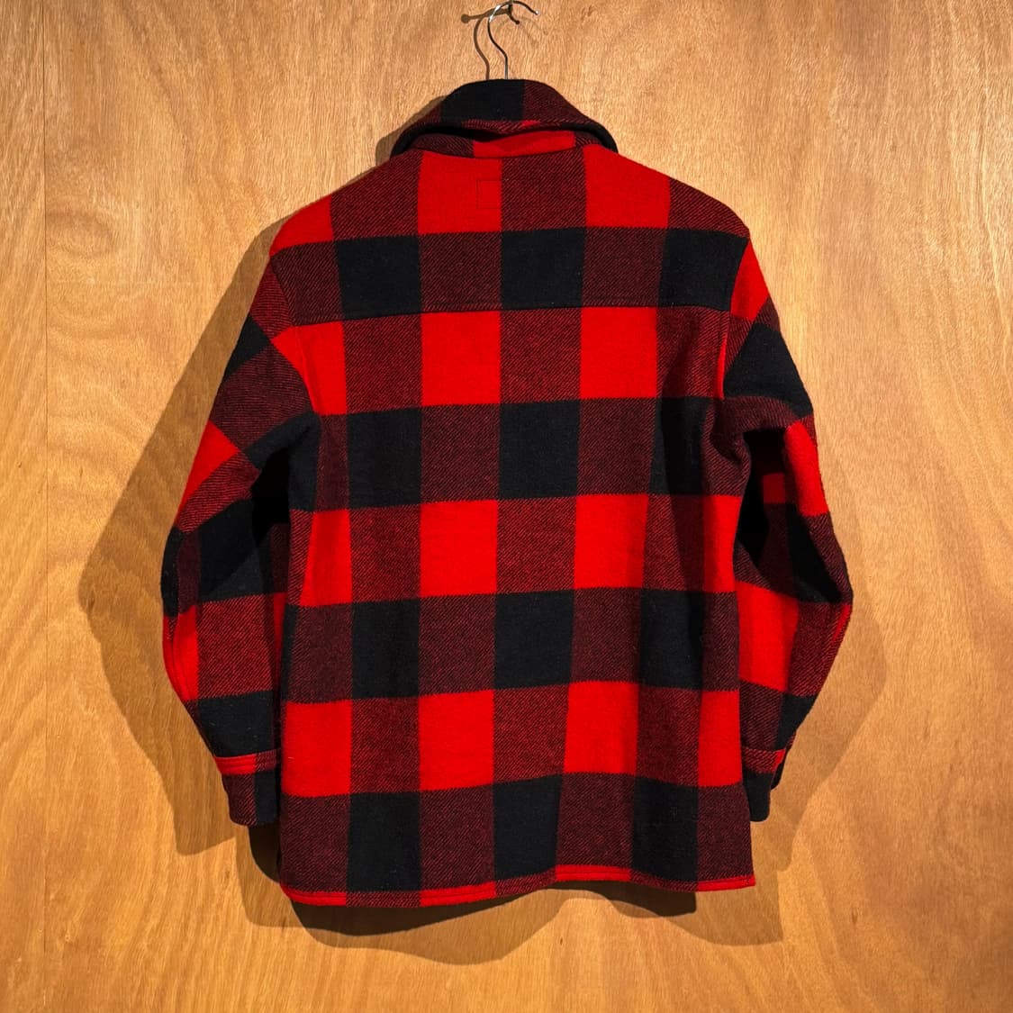 USA 베미지 울른밀스 울 매키노 풀오버 M 버팔로체크 상품이미지3
