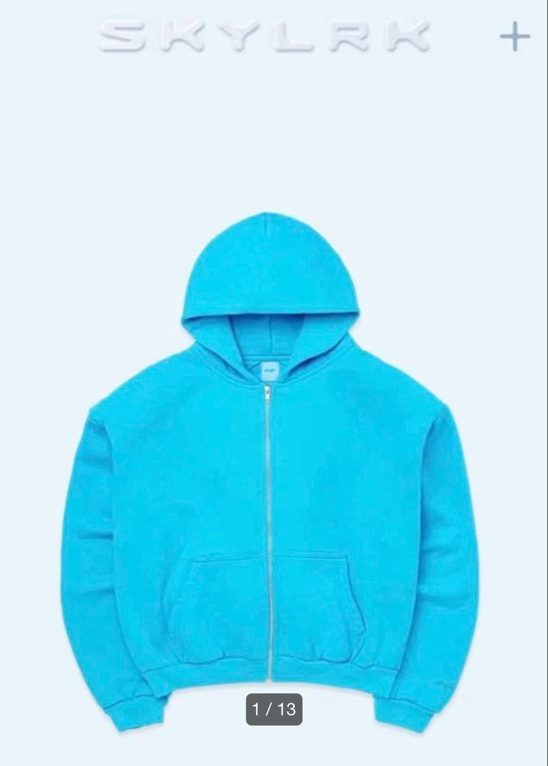 skylrk 후드집업 m 블루 상품이미지1