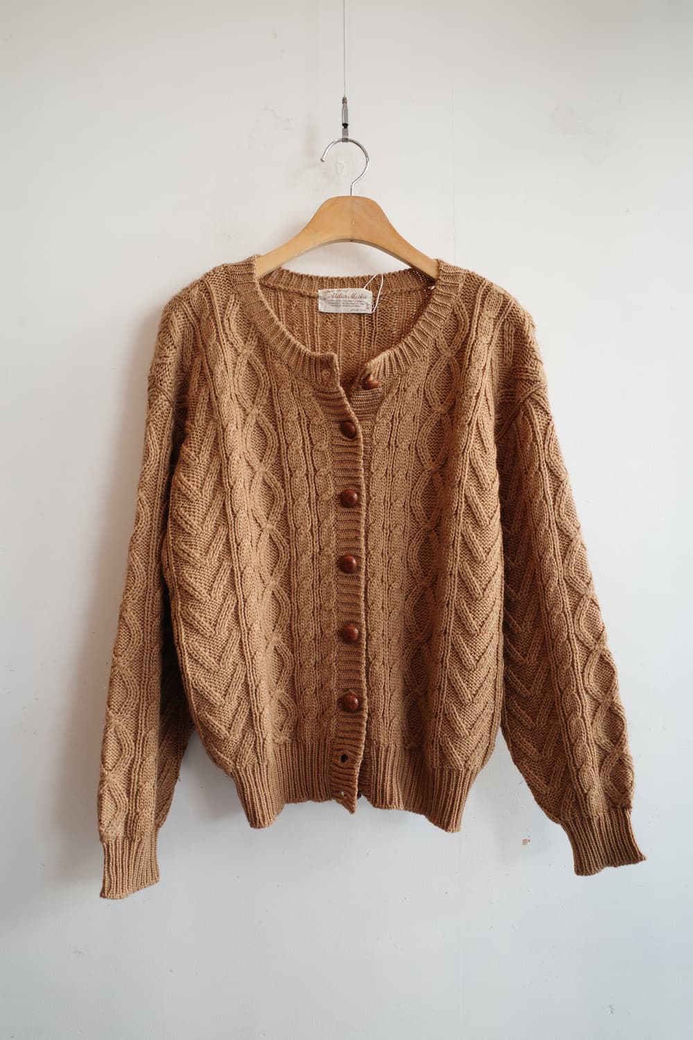 Japan brand 울 케이블 가디건  상품이미지1