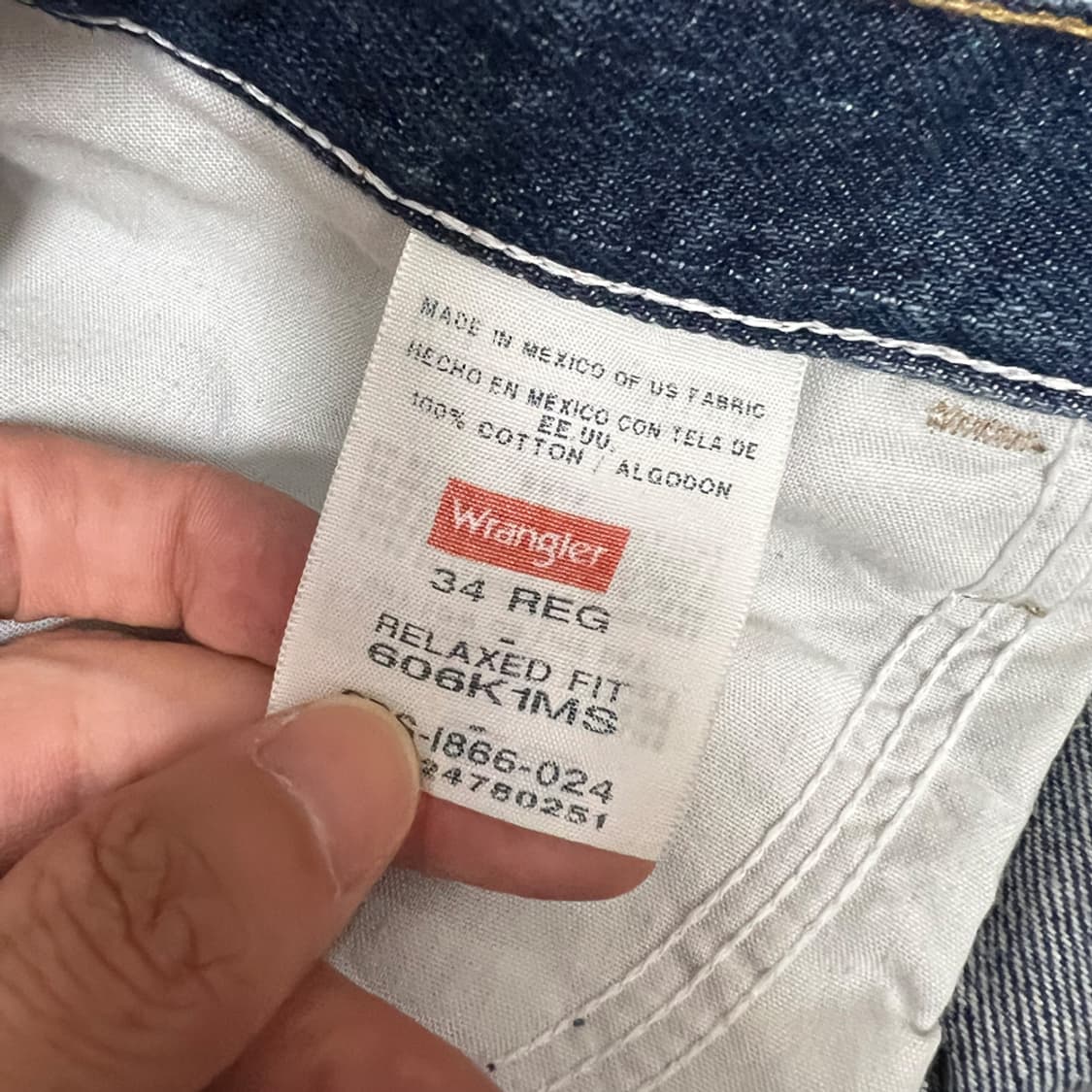랭글러 릴렉스핏 데님 쇼츠 청반바지 34 상품이미지4