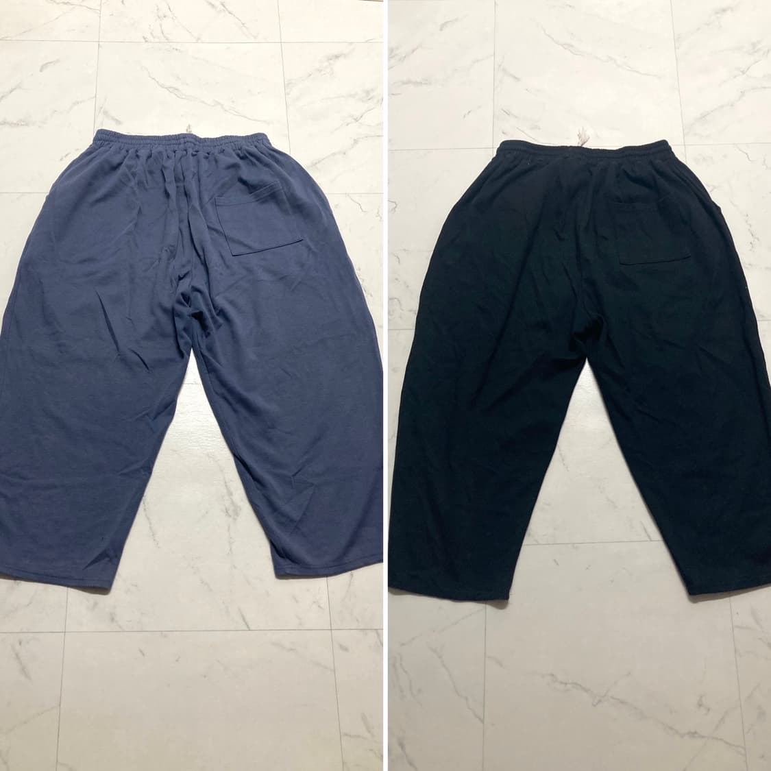 GRAY 와이드 스웻 배기 팬츠 2벌, 36~ 상품이미지3