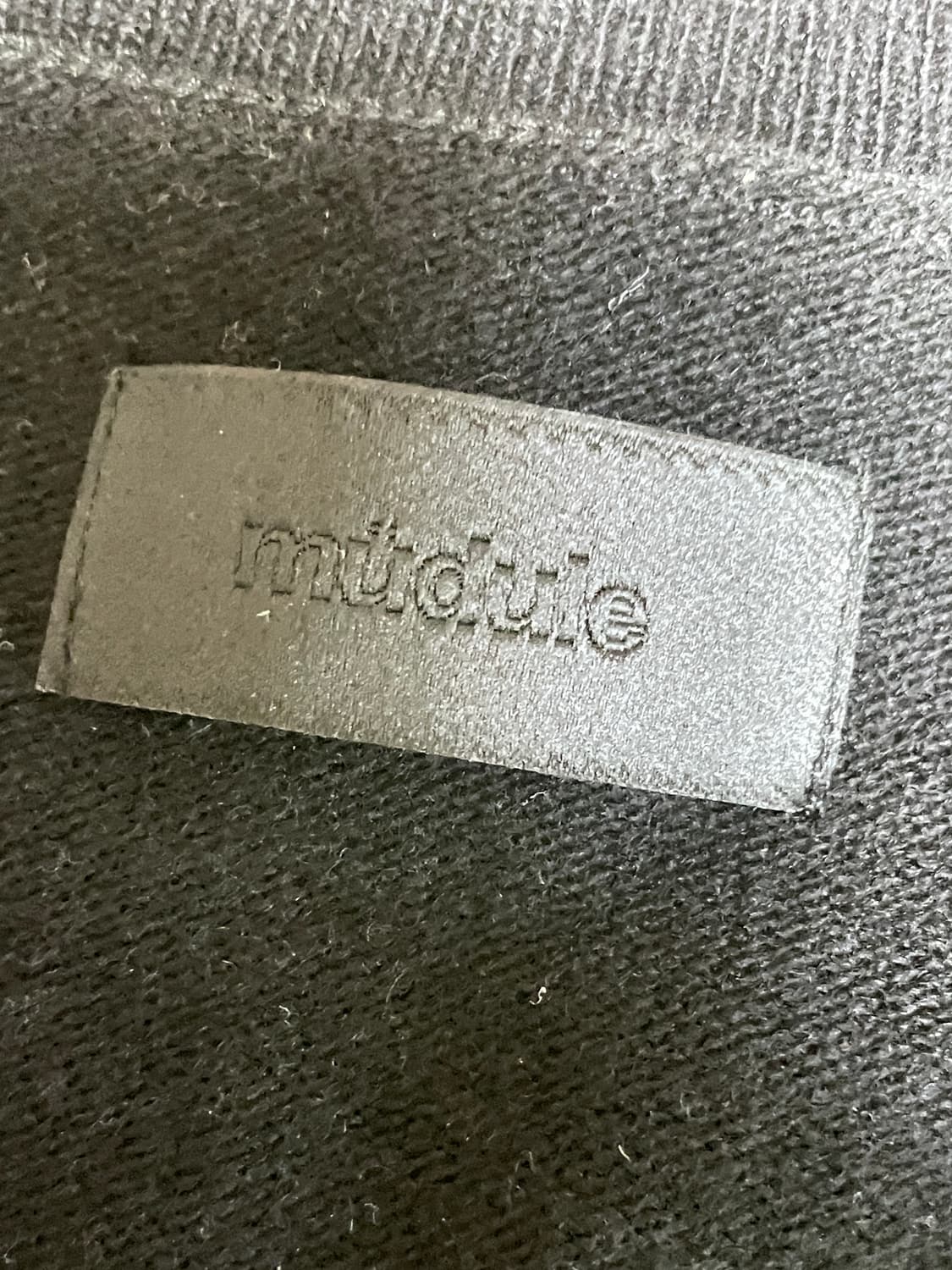 머듈 short knit black 상품이미지3