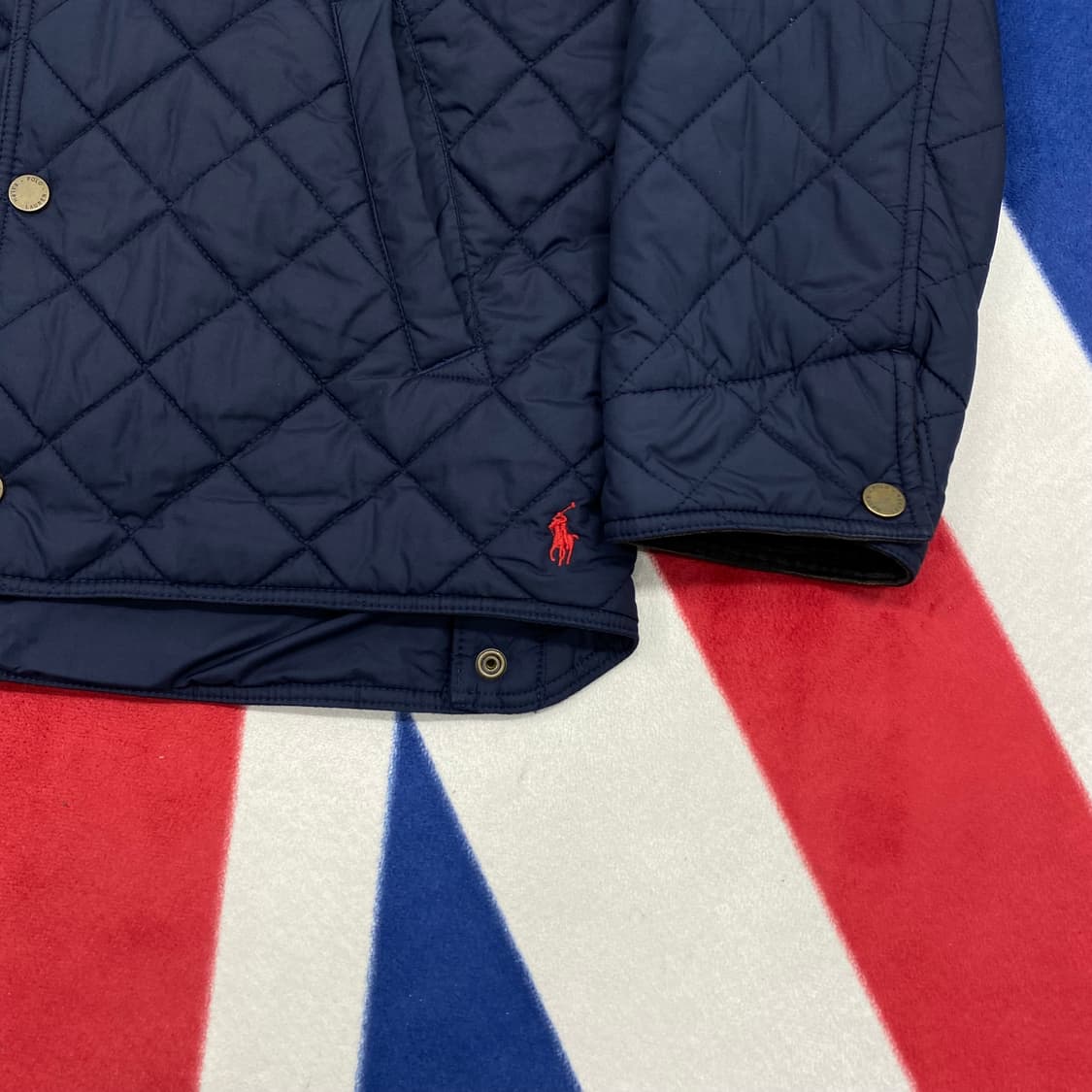 폴로 퀼팅자켓  M 상품이미지4